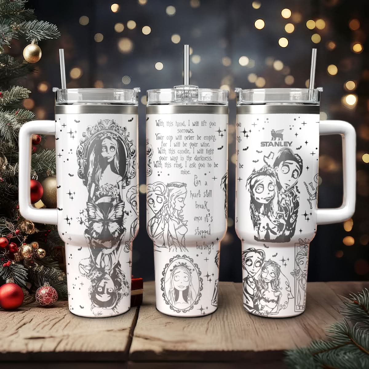 Corpse Bride Movies Custom Stanley Cup 40 oz 30 oz Tumbler With HandleTVC2301459