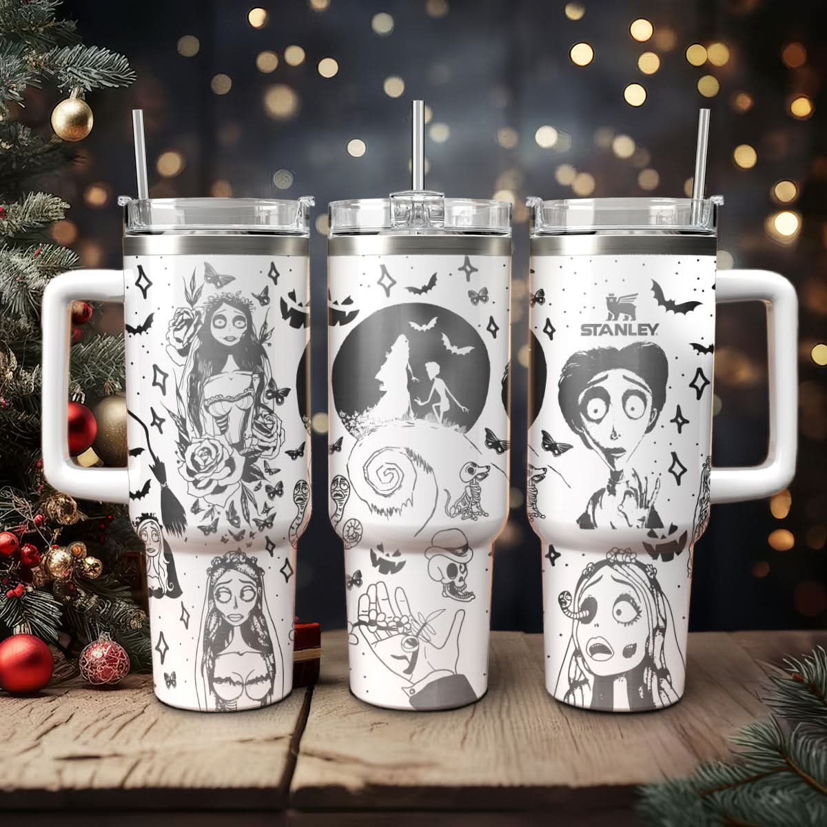 Corpse Bride Movies Custom Stanley Cup 40 oz 30 oz Tumbler With HandleTVC2301459