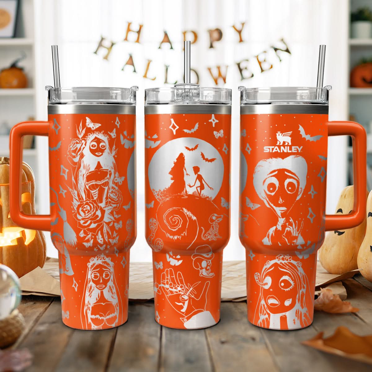 Corpse Bride Movies Custom Stanley Cup 40 oz 30 oz Tumbler With HandleTVC2301459