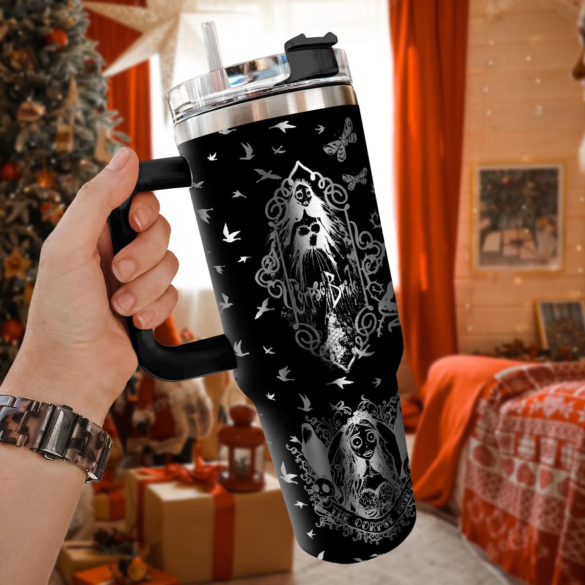 Corpse Bride Movies Custom Stanley Cup 40 oz 30 oz Tumbler With HandleTVC2301459