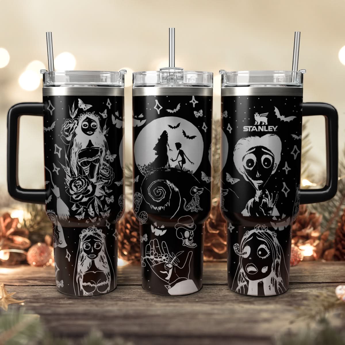 Corpse Bride Movies Custom Stanley Cup 40 oz 30 oz Tumbler With HandleTVC2301459
