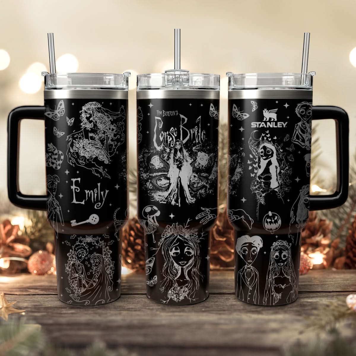 Corpse Bride Movies Custom Stanley Cup 40 oz 30 oz Tumbler With HandleTVC2301459