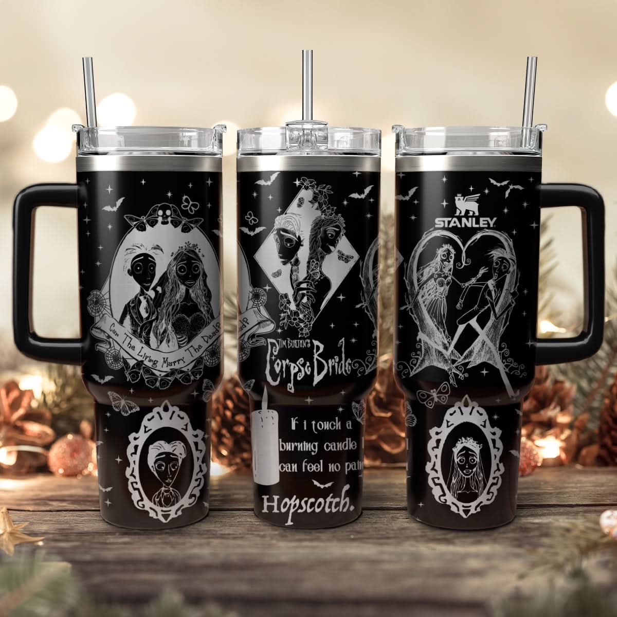 Corpse Bride Movies Custom Stanley Cup 40 oz 30 oz Tumbler With HandleTVC2301459