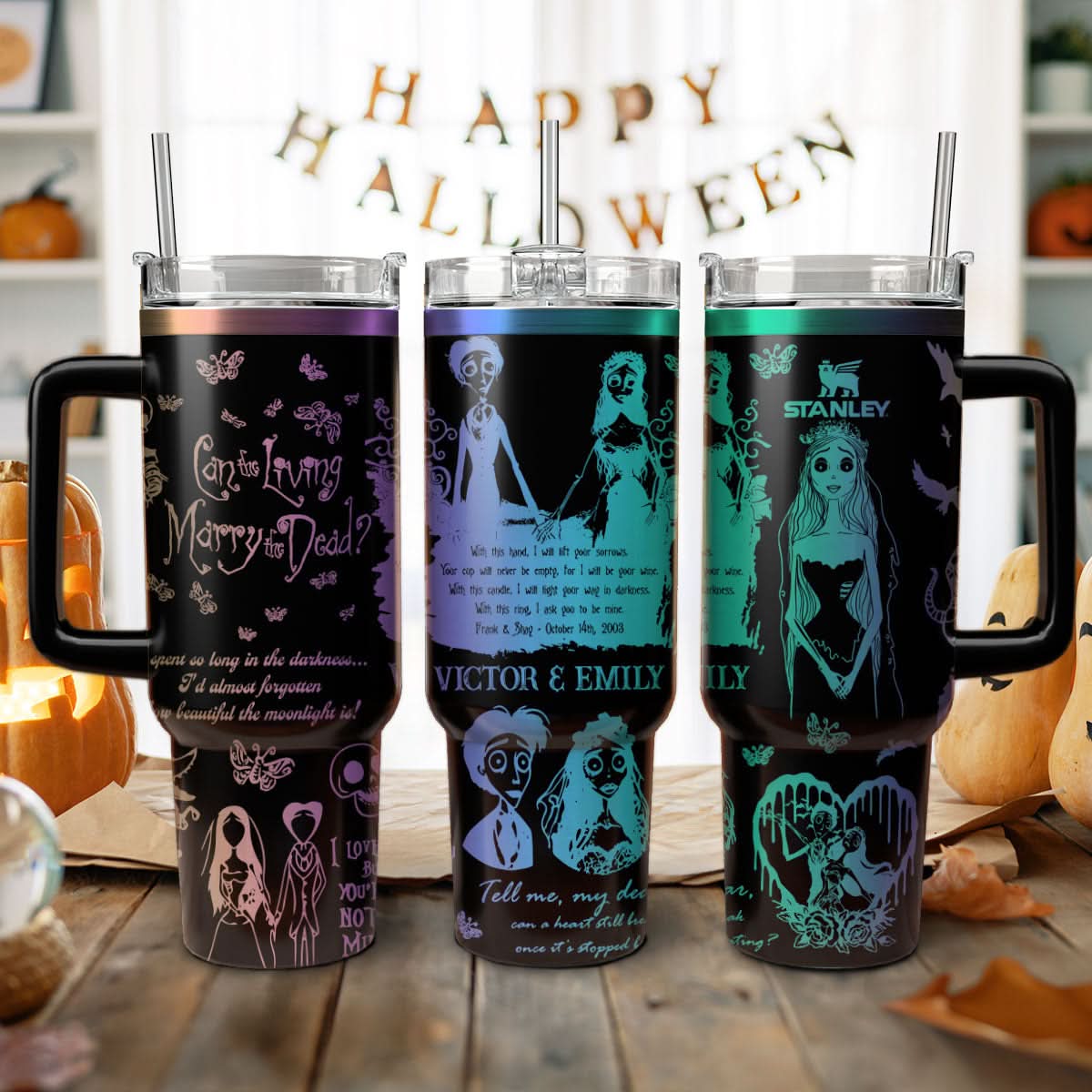 Corpse Bride Movies Custom Stanley Cup 40 oz 30 oz Tumbler With HandleTVC2301459