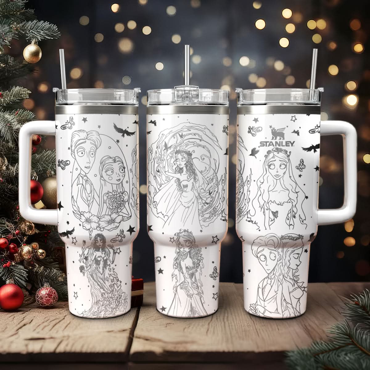 Corpse Bride Movies Custom Stanley Cup 40 oz 30 oz Tumbler With HandleTVC2301461