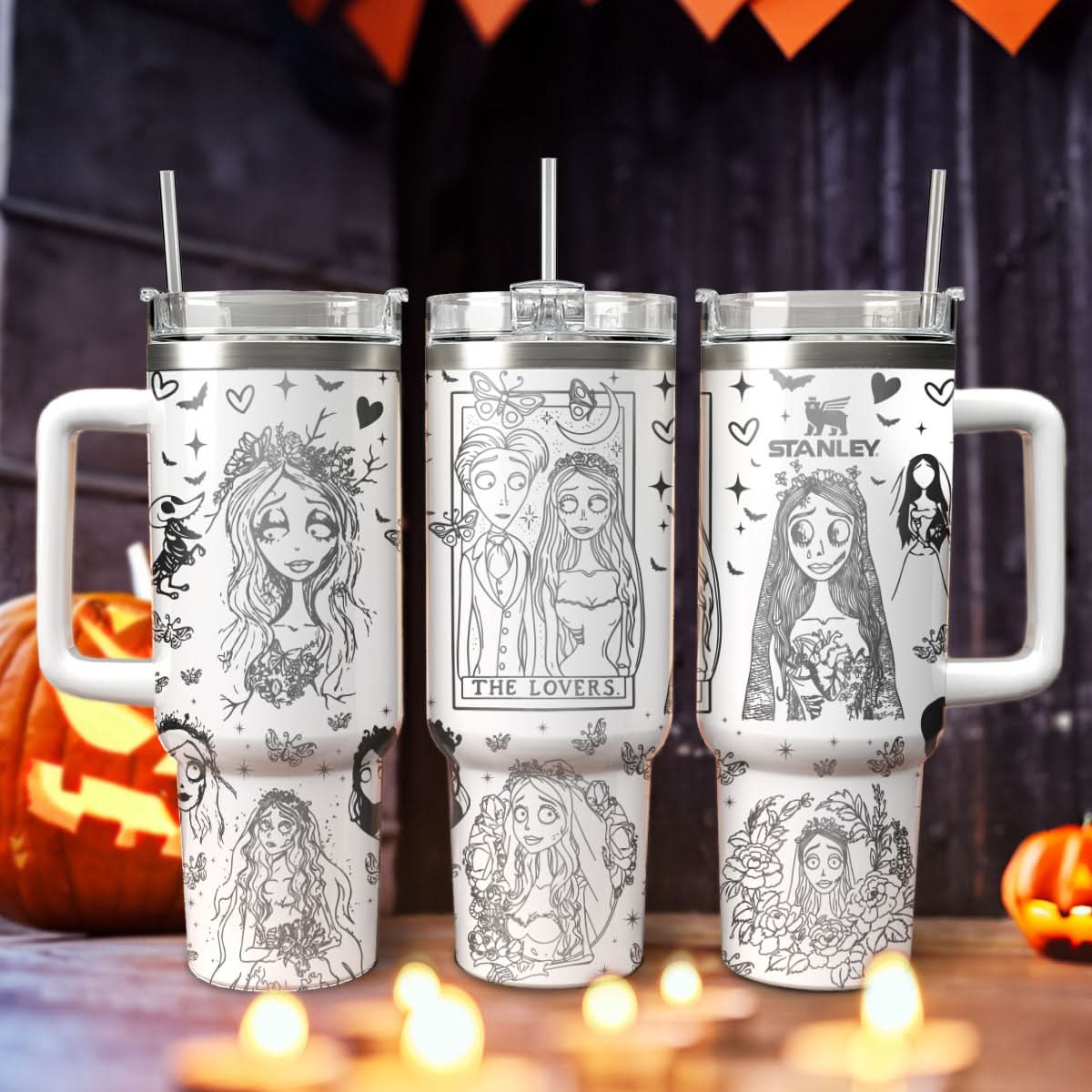 Corpse Bride Movies Custom Stanley Cup 40 oz 30 oz Tumbler With HandleTVC2301461