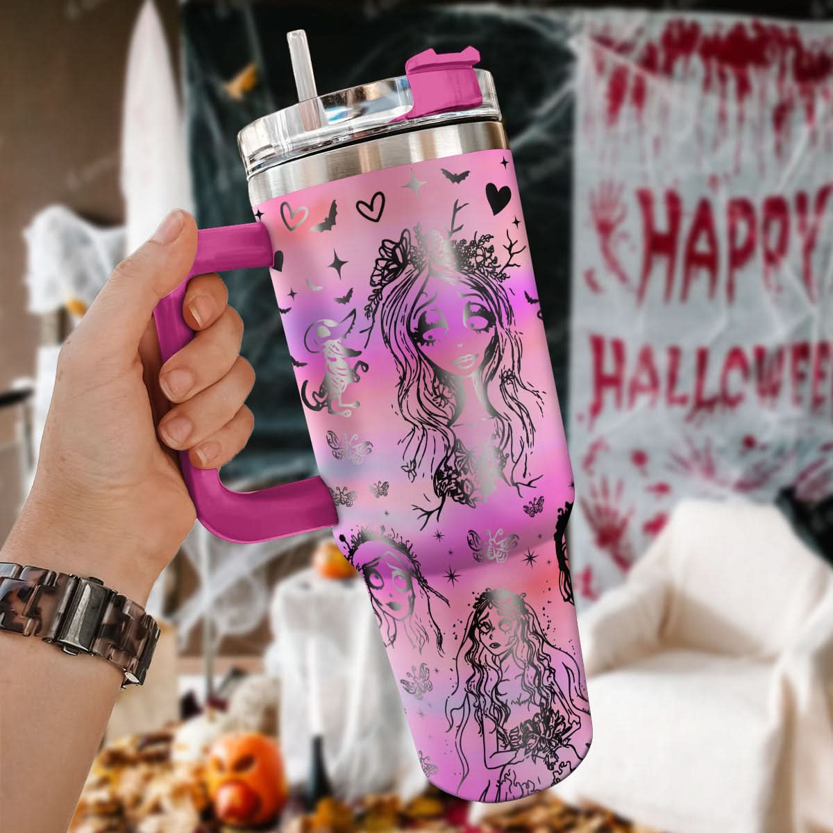 Corpse Bride Movies Custom Stanley Cup 40 oz 30 oz Tumbler With HandleTVC2301461