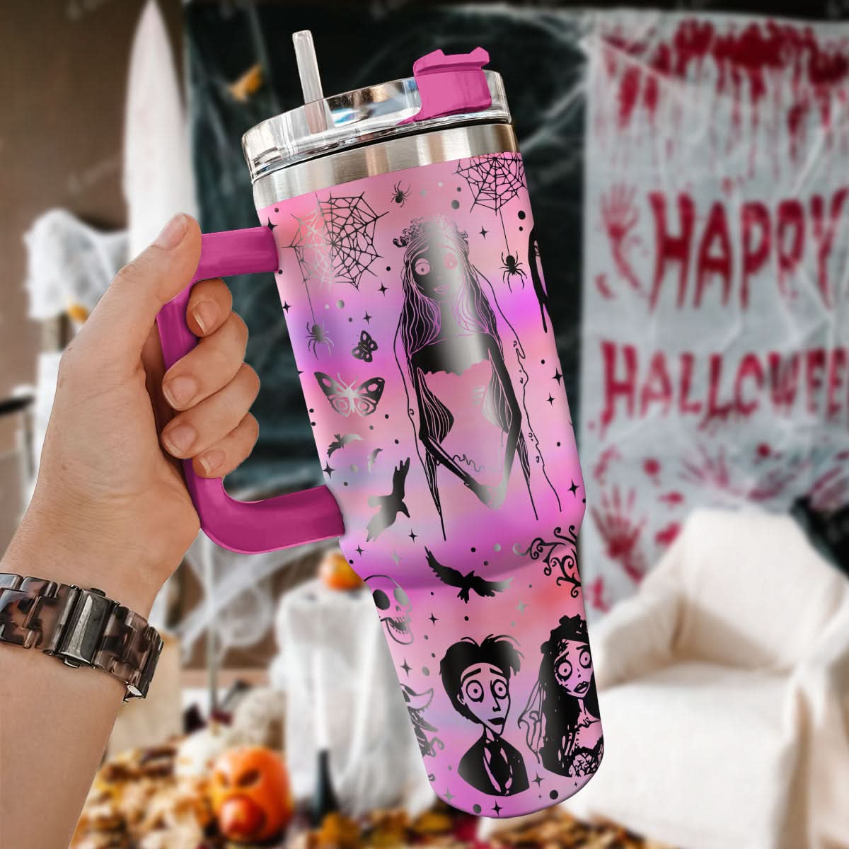 Corpse Bride Movies Custom Stanley Cup 40 oz 30 oz Tumbler With HandleTVC2301461