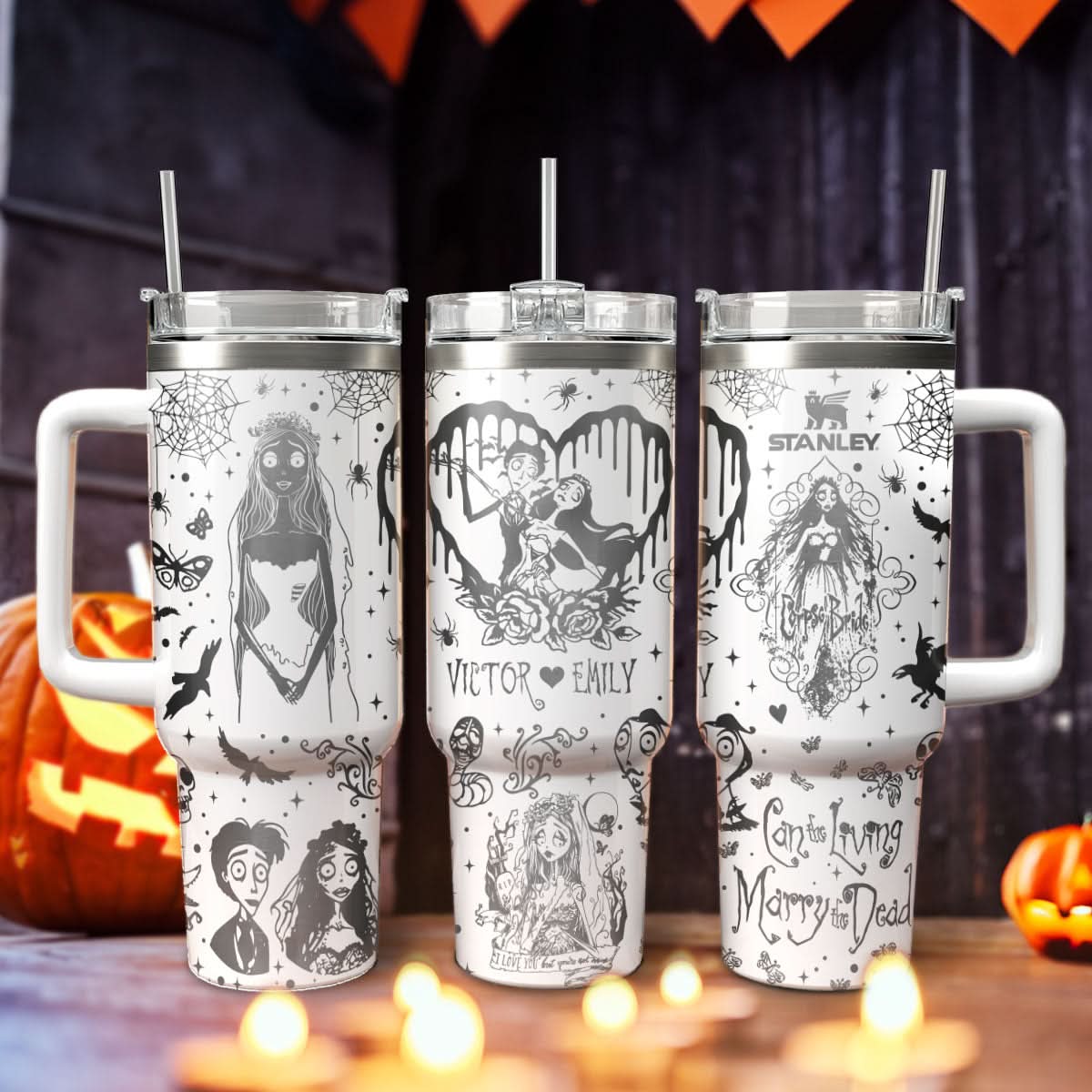 Corpse Bride Movies Custom Stanley Cup 40 oz 30 oz Tumbler With HandleTVC2301461