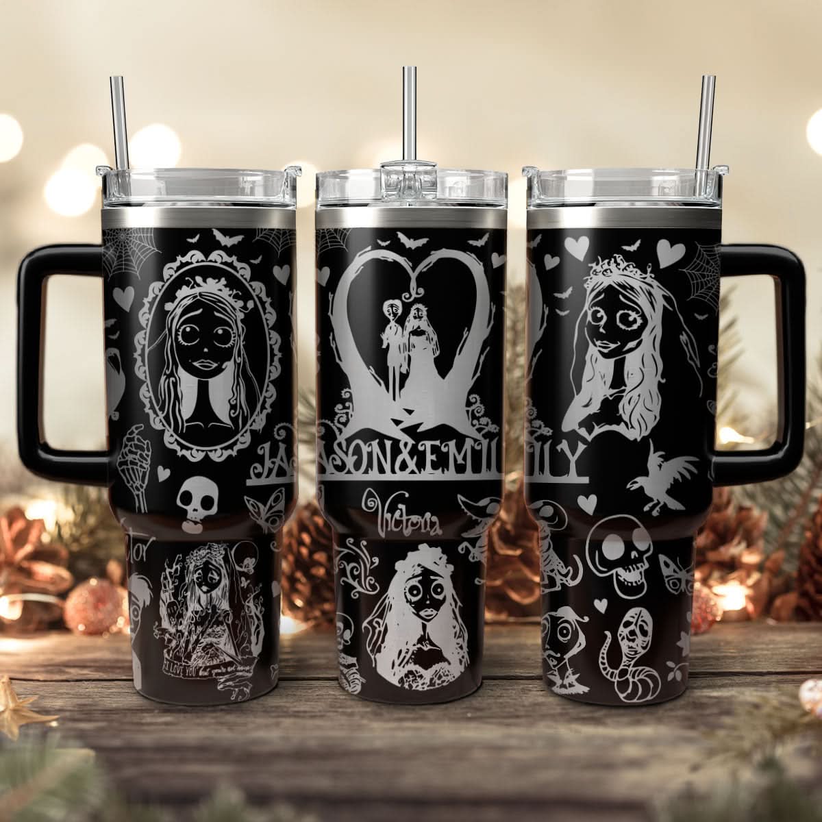Corpse Bride Movies Custom Stanley Cup 40 oz 30 oz Tumbler With HandleTVC2301462
