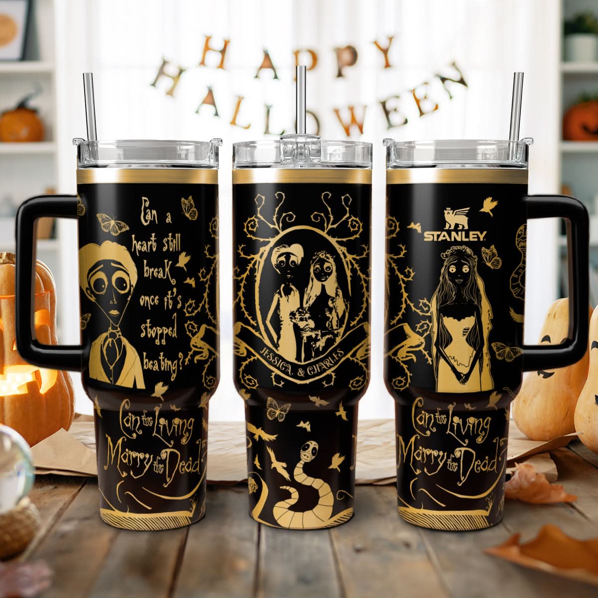 Corpse Bride Movies Custom Stanley Cup 40 oz 30 oz Tumbler With HandleTVC2301464