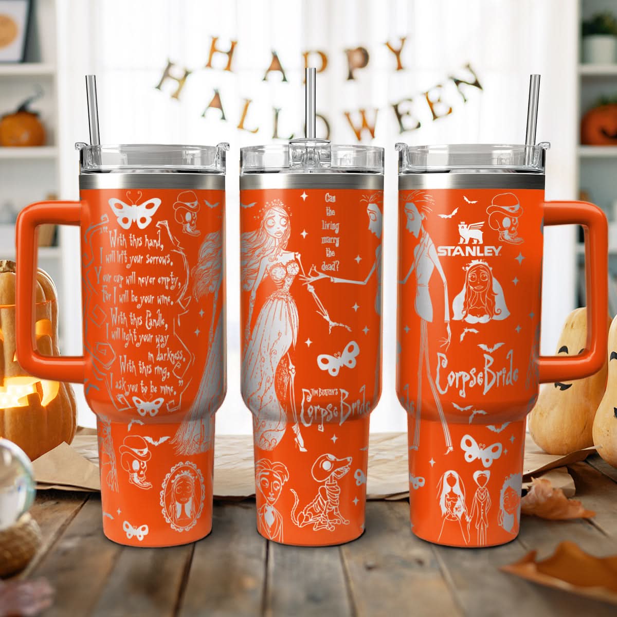 Corpse Bride Movies Custom Stanley Cup 40 oz 30 oz Tumbler With HandleTVC2301465