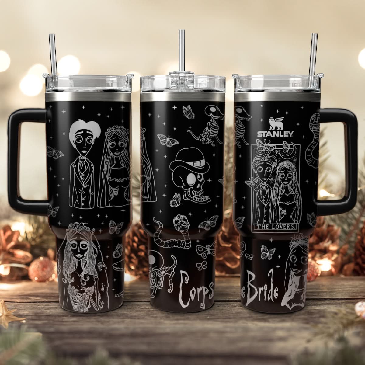 Corpse Bride Movies Custom Stanley Cup 40 oz 30 oz Tumbler With HandleTVC2301465