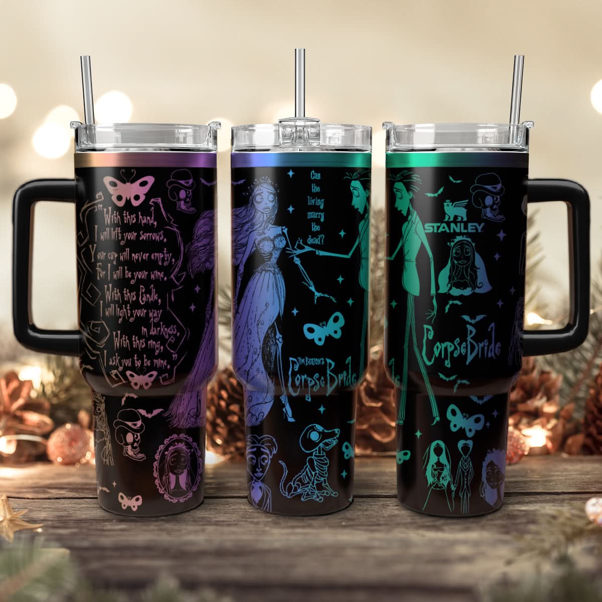 Corpse Bride Movies Custom Stanley Cup 40 oz 30 oz Tumbler With HandleTVC2301465