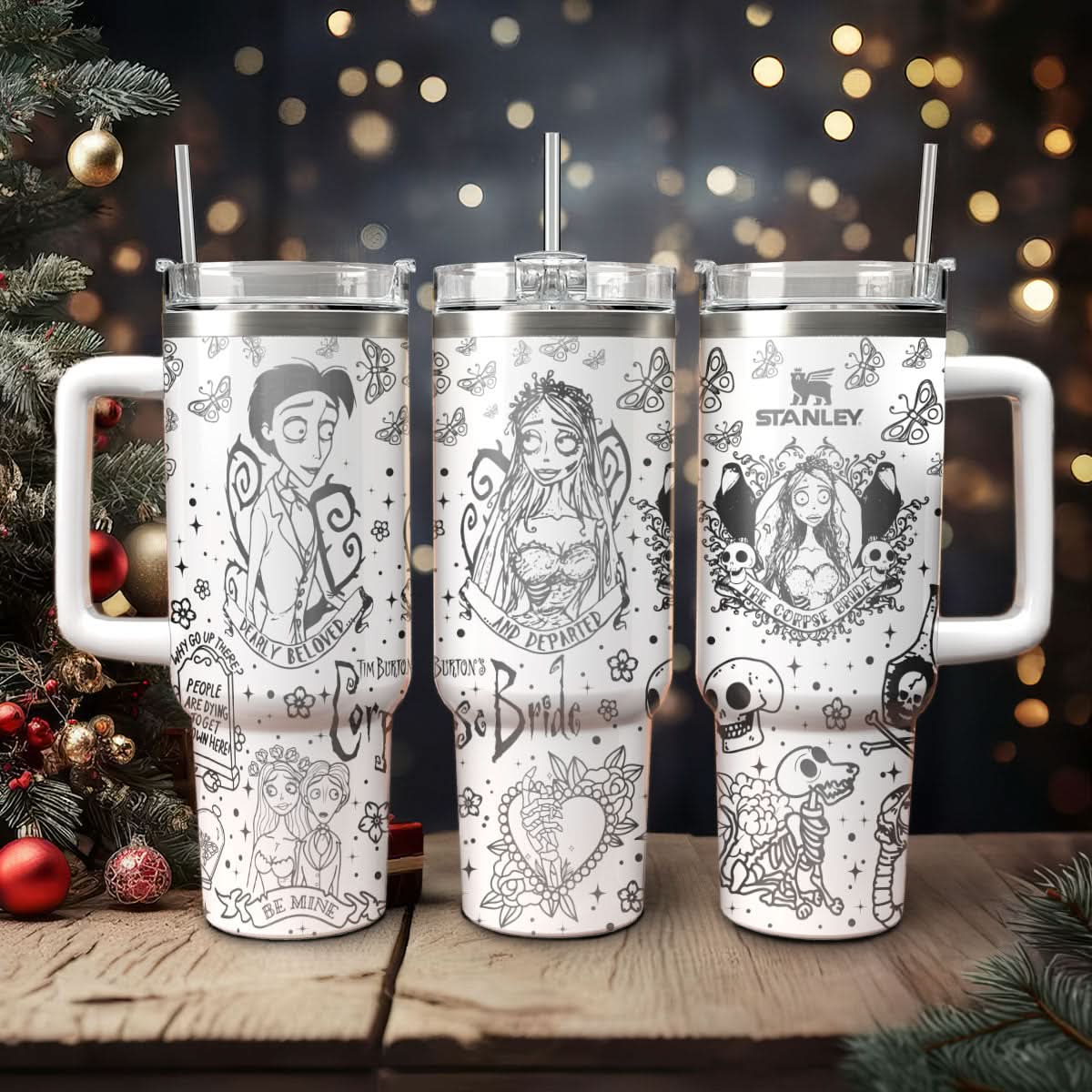 Corpse Bride Movies Custom Stanley Cup 40 oz 30 oz Tumbler With HandleTVC2301466