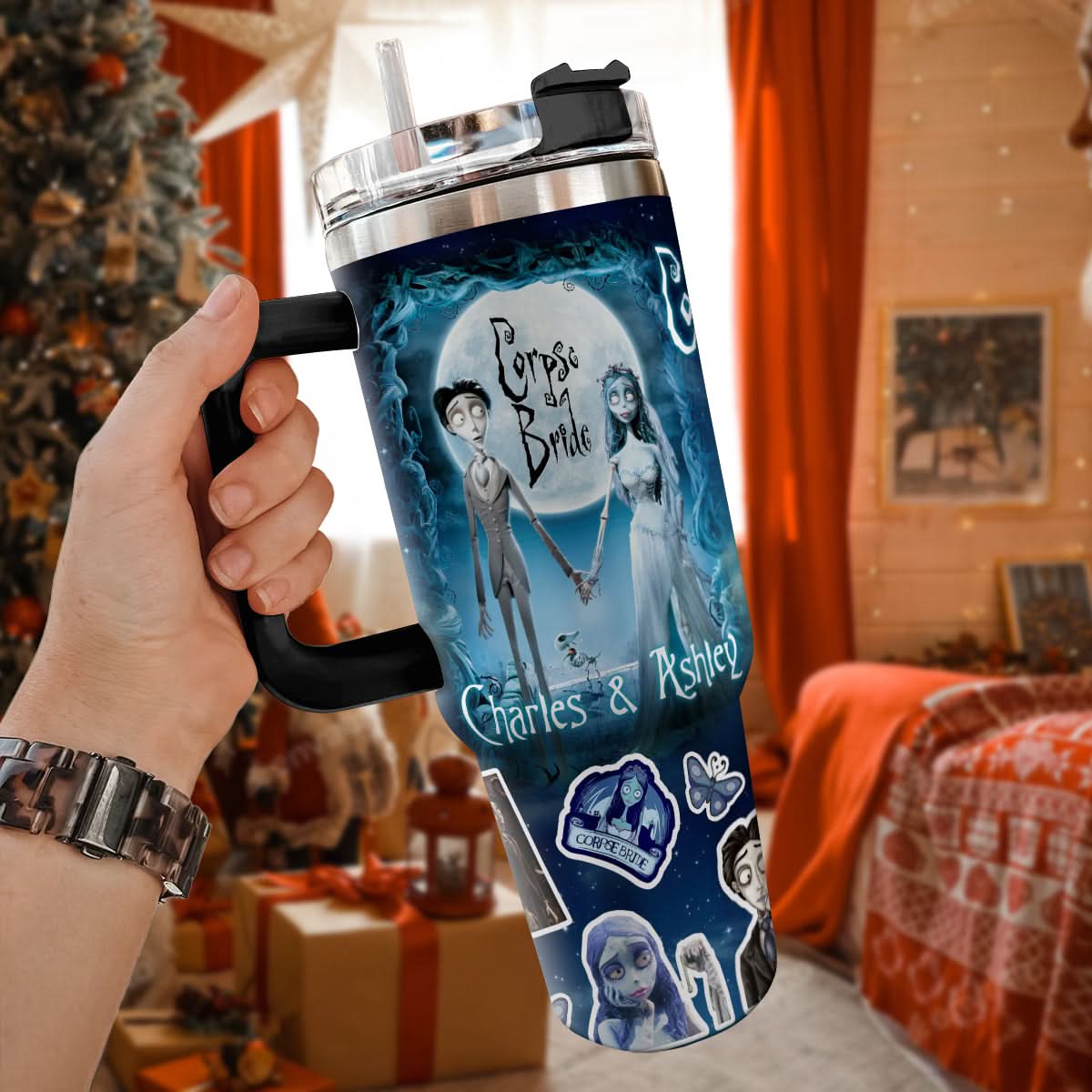 Corpse Bride Movies Custom Stanley Cup 40 oz 30 oz Tumbler With HandleTVC2301466 - Image 5
