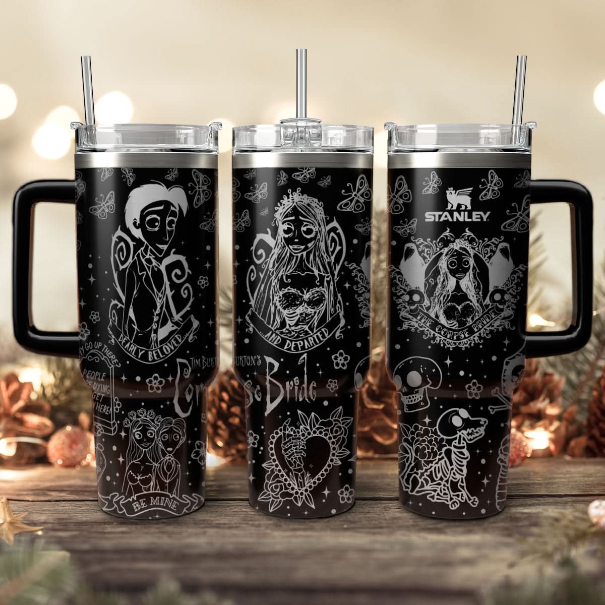 Corpse Bride Movies Custom Stanley Cup 40 oz 30 oz Tumbler With HandleTVC2301466