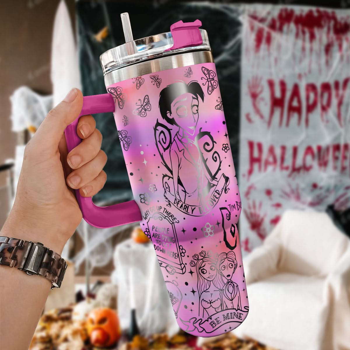 Corpse Bride Movies Custom Stanley Cup 40 oz 30 oz Tumbler With HandleTVC2301466