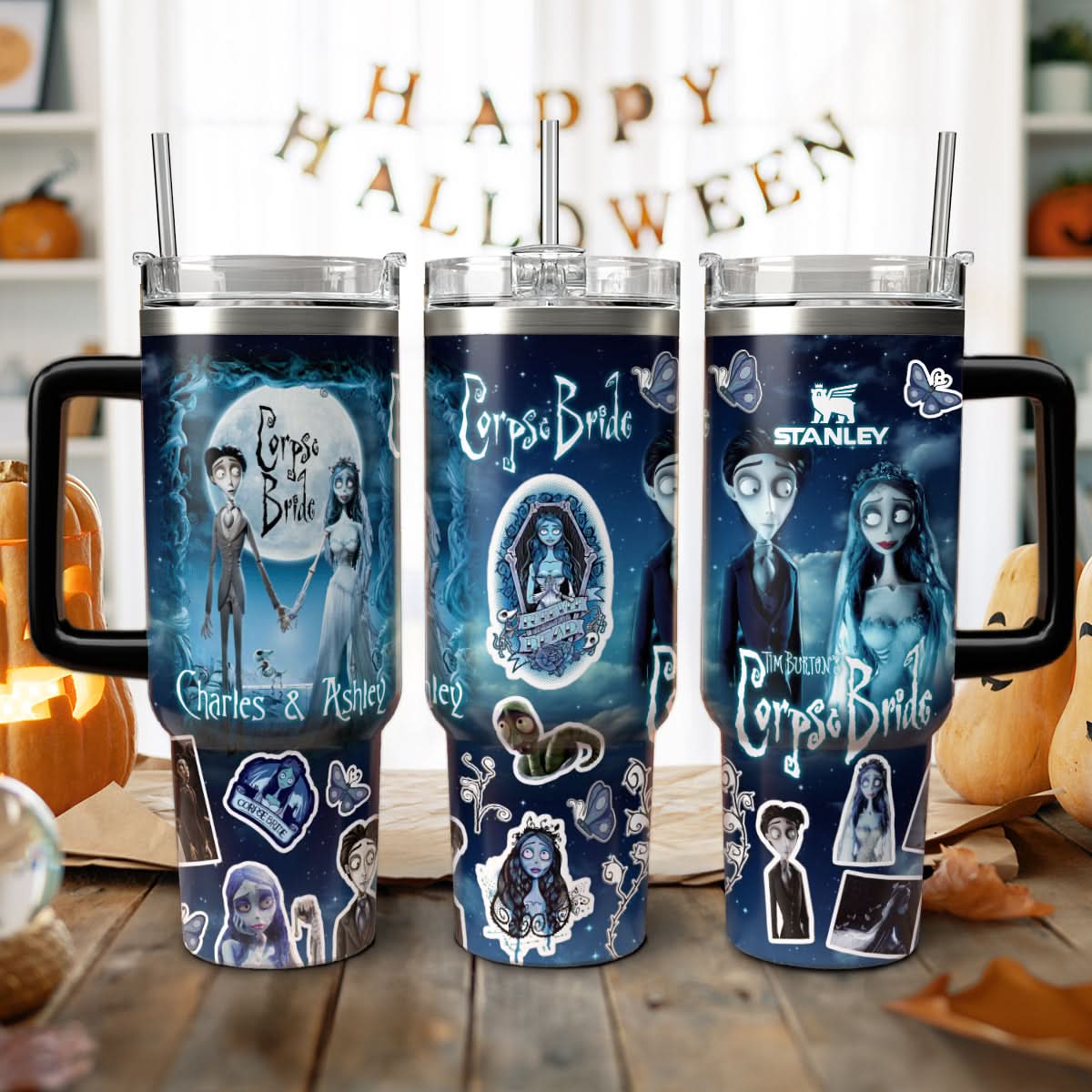 Corpse Bride Movies Custom Stanley Cup 40 oz 30 oz Tumbler With HandleTVC2301466 - Image 2