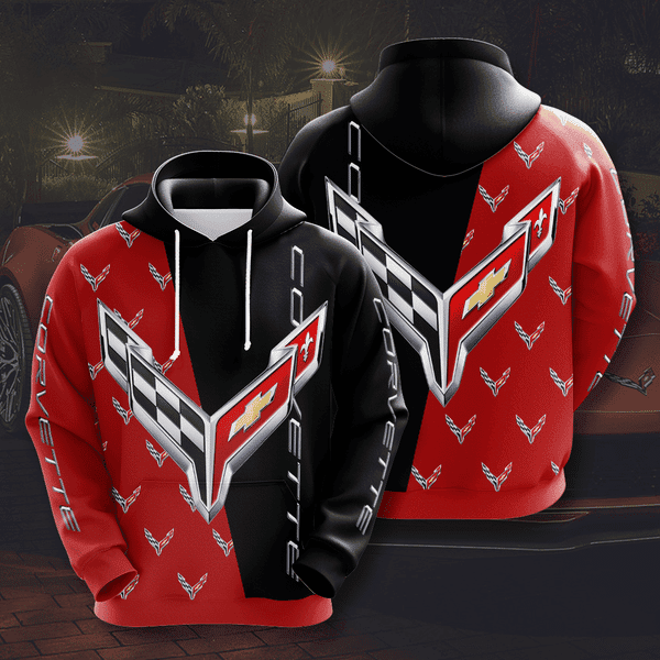 Corvette 3D All Over Print Hoodie, Zip Hoodie