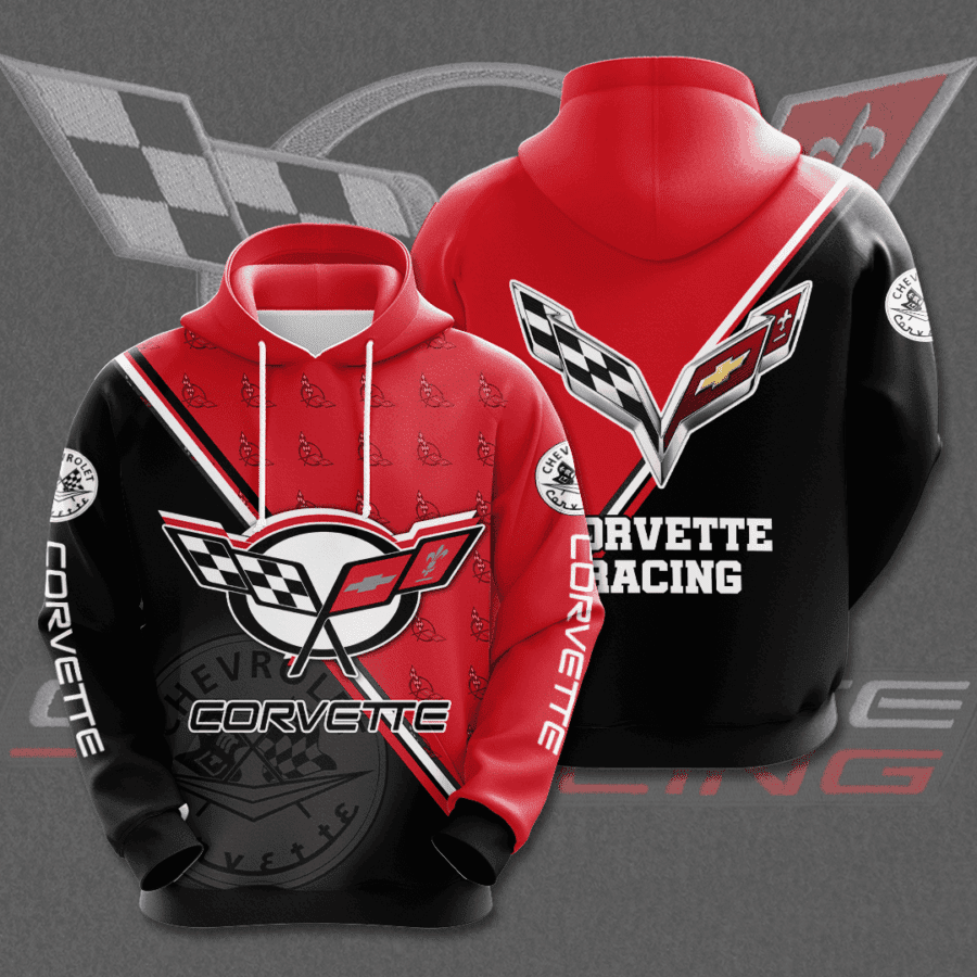 Corvette 3D All Over Print Hoodie, Zip Hoodie