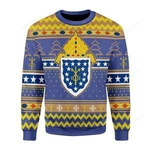 Costa Rica Roman Catholic Ugly Christmas Sweater Adult 3D Funny Matching for family