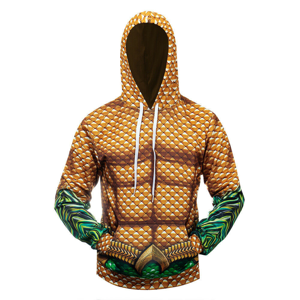 Costume Aquaman Battle Suit 3D All Over Print Hoodie, Zip Hoodie