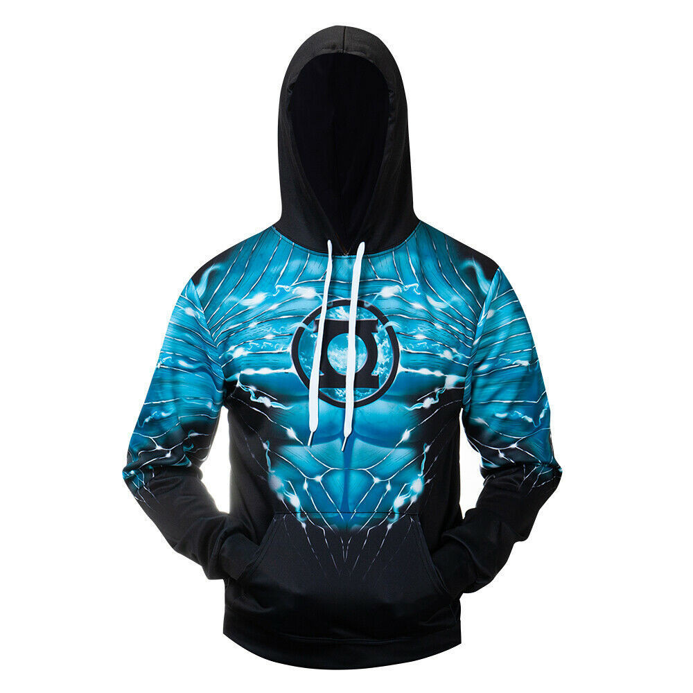 Costume Green Lantern Suit 3D All Over Print Hoodie, Zip Hoodie