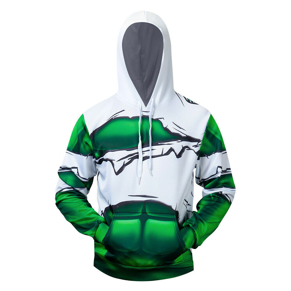 Costume Hulk Ripped Suit 3D All Over Print Hoodie, Zip Hoodie