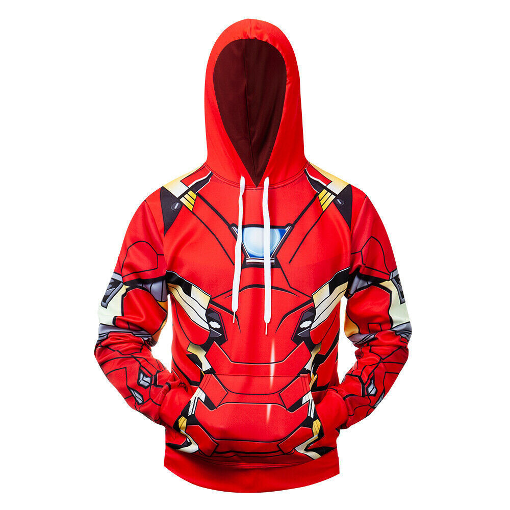 Costume Iron Mark Man Battle Suit 3D All Over Print Hoodie, Zip Hoodie