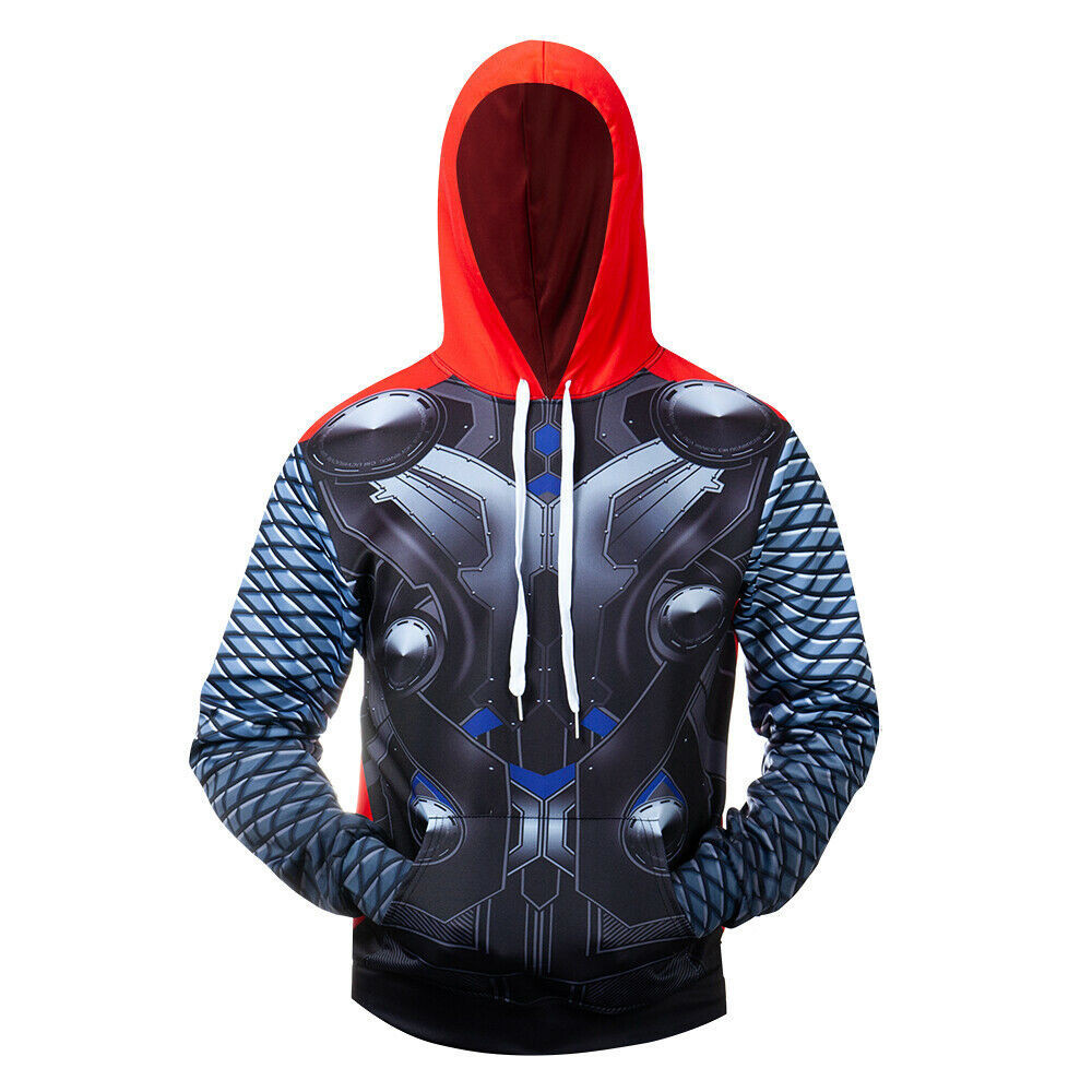 Costume Thor Armor 3D All Over Print Hoodie, Zip Hoodie