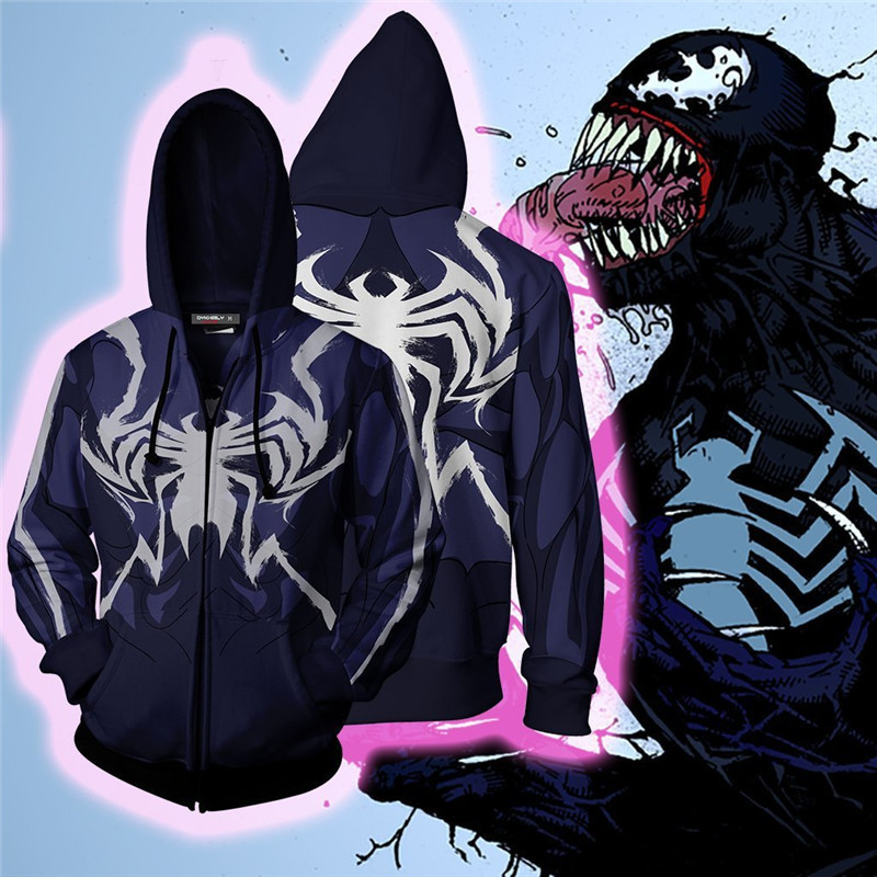 Costume Venom Antihero 3D All Over Print Hoodie, Zip Hoodie