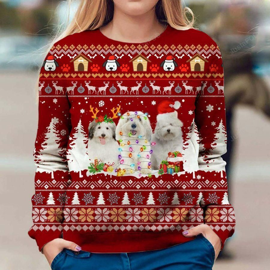 Coton De Tulear Christmas Ugly Christmas Sweater Adult 3D Funny Matching for family