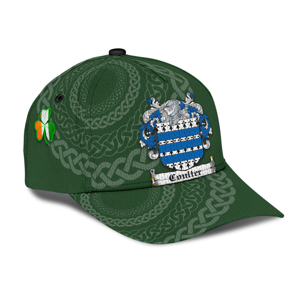 Coulter Coat Of Arms - Irish Family Crest St Patrick's Day Hat Classic Cap Trucker Hats Custom Hats Gifts For Men & Women