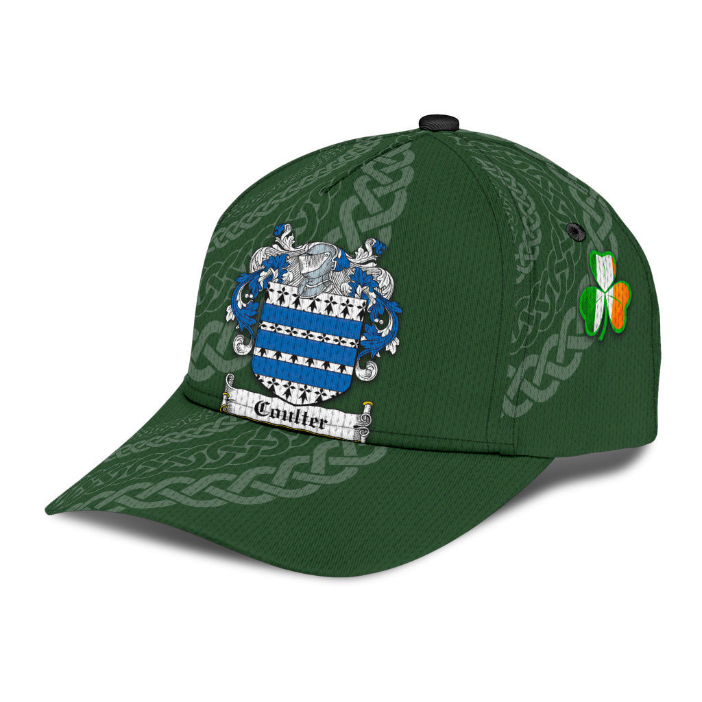 Coulter Coat Of Arms - Irish Family Crest St Patrick's Day Hat Classic Cap Trucker Hats Custom Hats Gifts For Men & Women