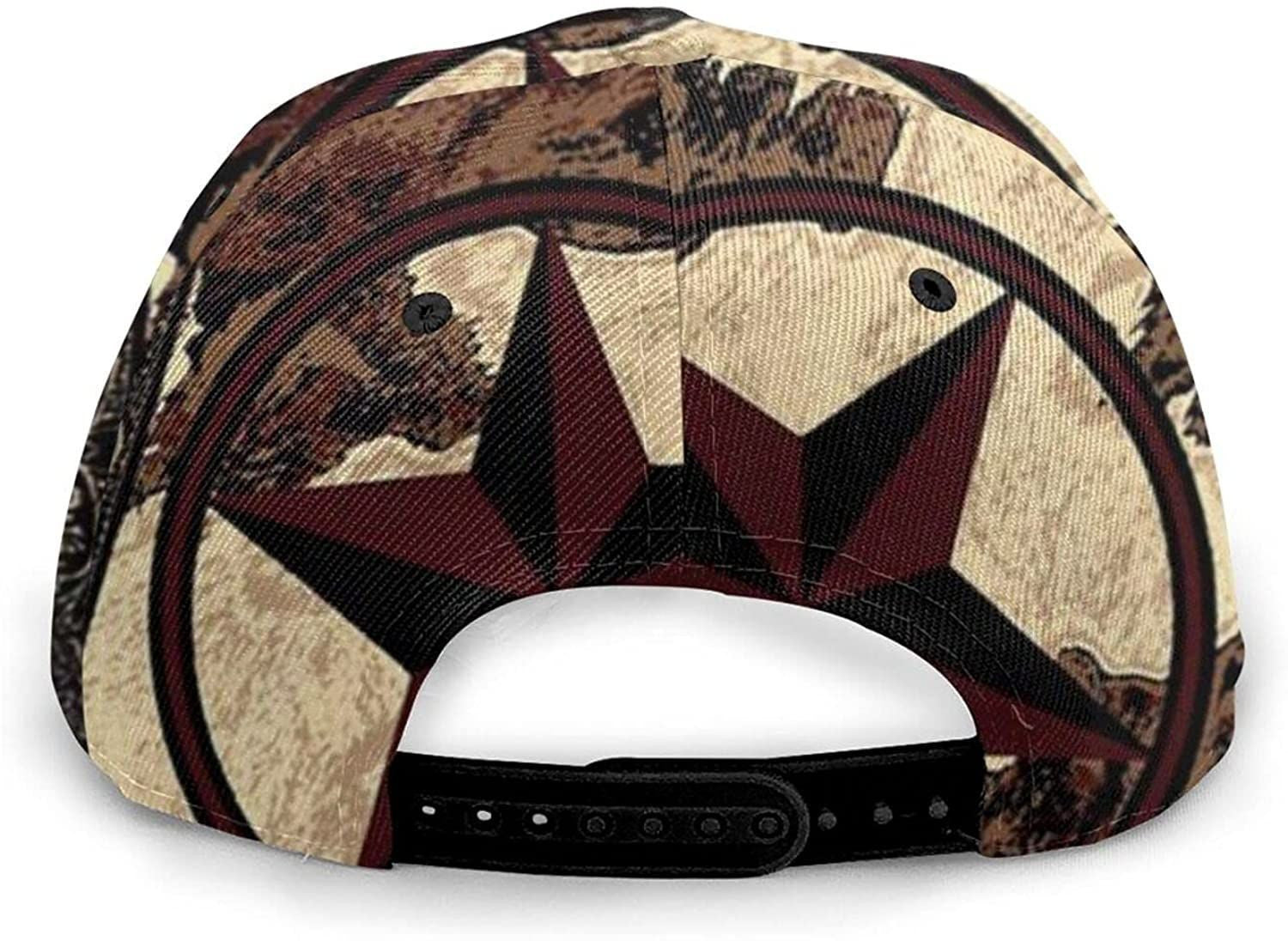 Country Rustic Western Star Cowboy Adjustable Snapback Unisex 3D Printing Baseball Cap Trucker Hats Sports Trucker Hats Custom Hats Gifts For Men & Women