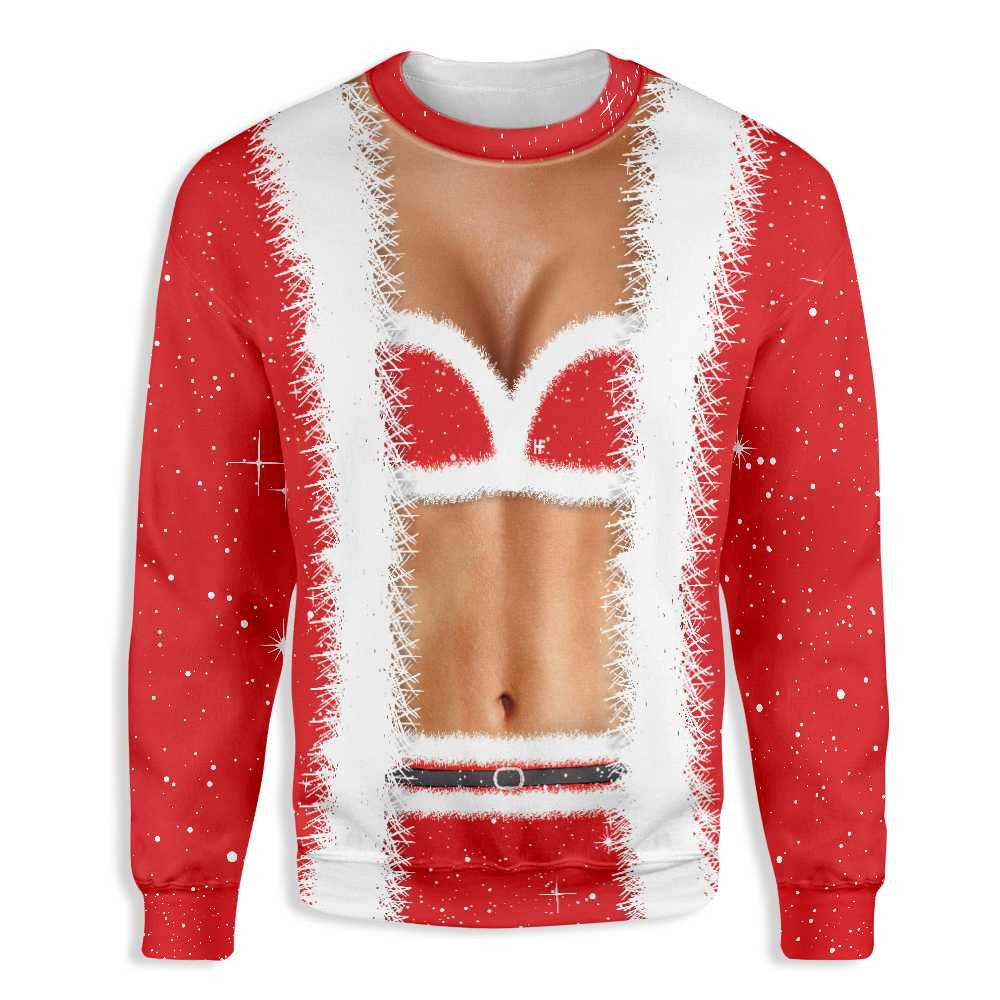 Couple Funny Ugly Christmas Sweater Adult 3D Funny Matching for family