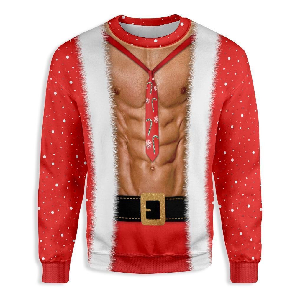 Couple Funny Ugly Christmas Sweater Adult 3D Funny Matching for family