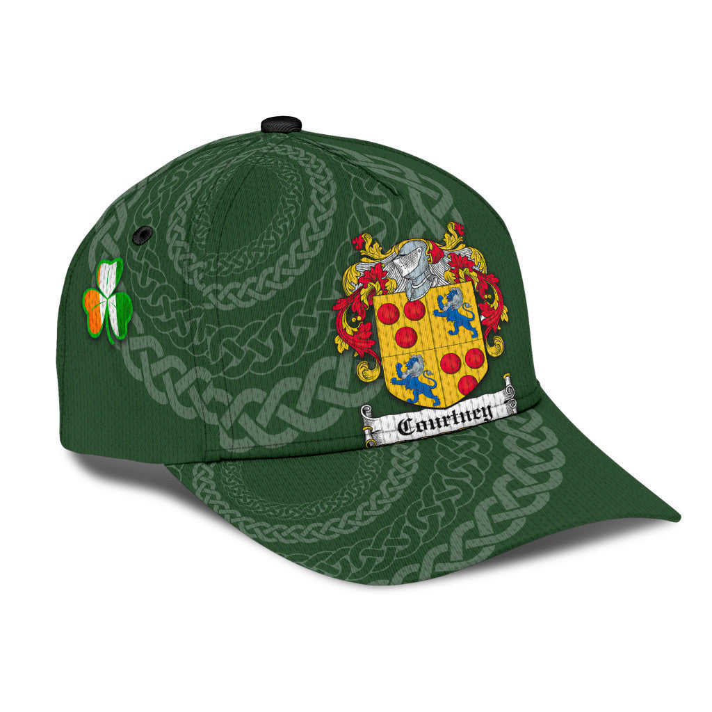 Courtney Coat Of Arms - Irish Family Crest St Patrick's Day Hat Classic Cap Trucker Hats Custom Hats Gifts For Men & Women