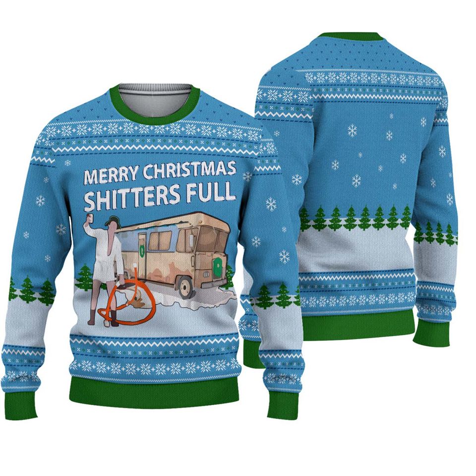 Cousin Eddie National Lampoons ugly christmas sweater