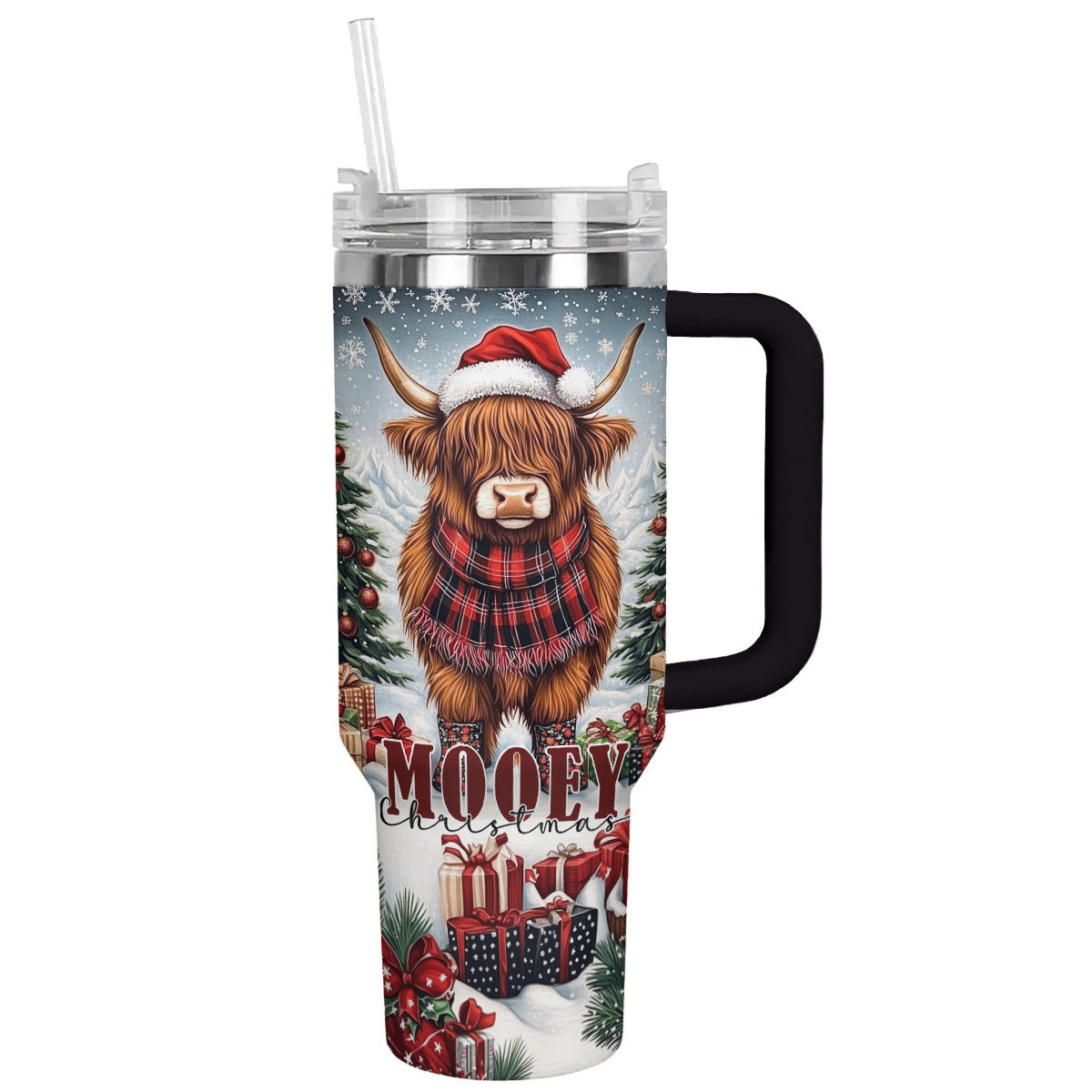 Cow Christmas Custom Stanley Cup 40 oz 30 oz Tumbler With HandleTVC2301294