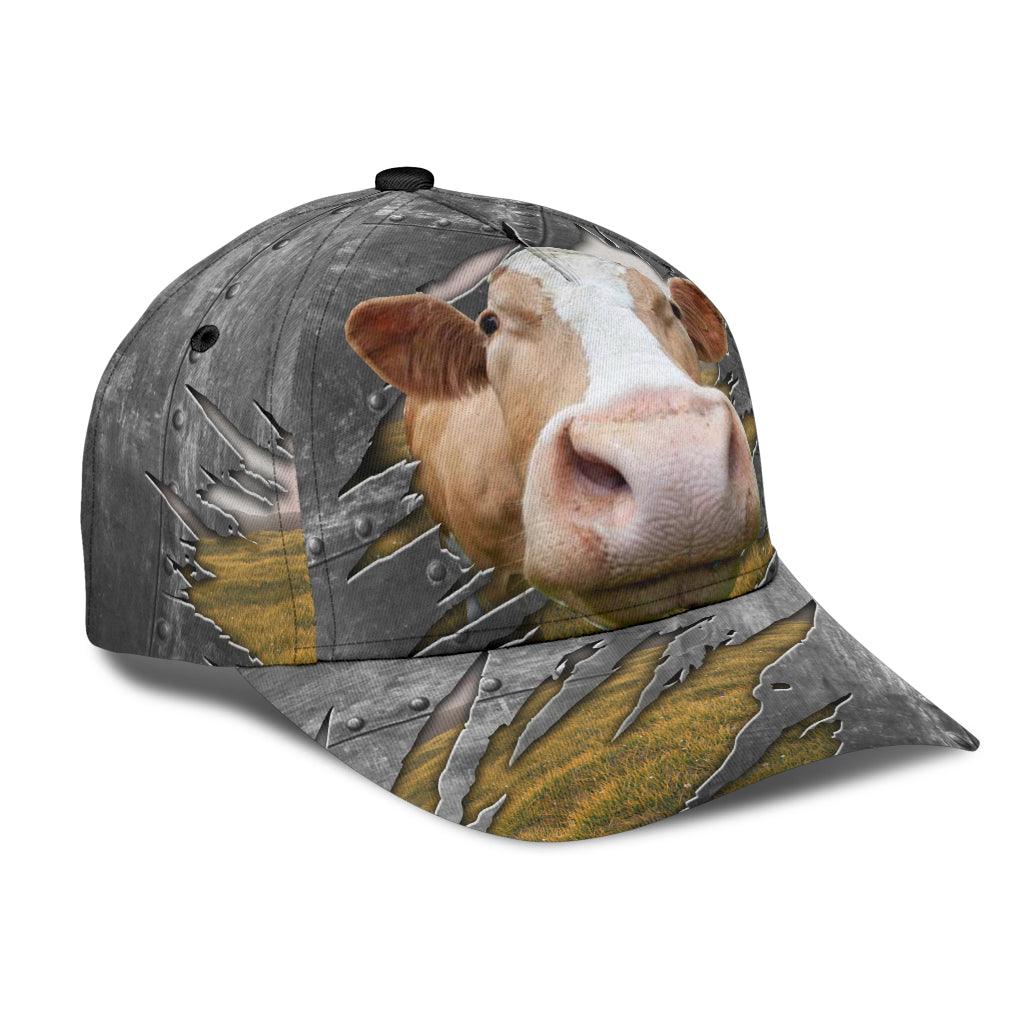 Cow Classic Cap, Gift for Farmers, Cow Lovers, Chicken Lovers Trucker Hats Custom Hats Gifts For Men & Women