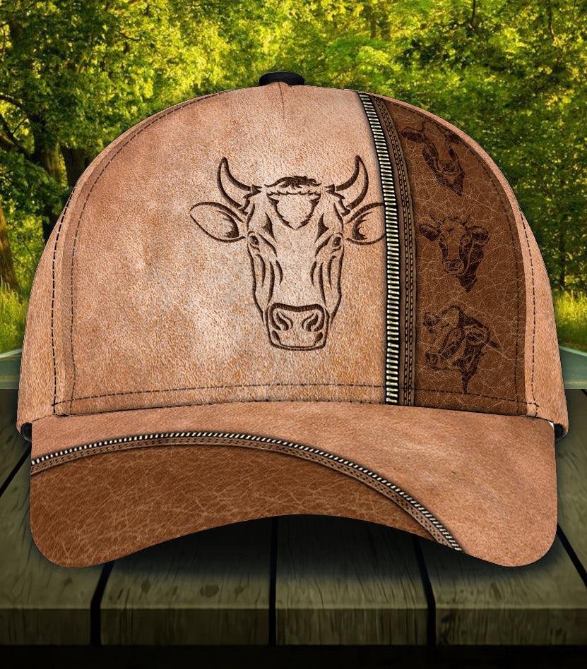 Cow Classic Cap, Gift for Farmers, Cow Lovers, Chicken Lovers Trucker Hats Custom Hats Gifts For Men & Women