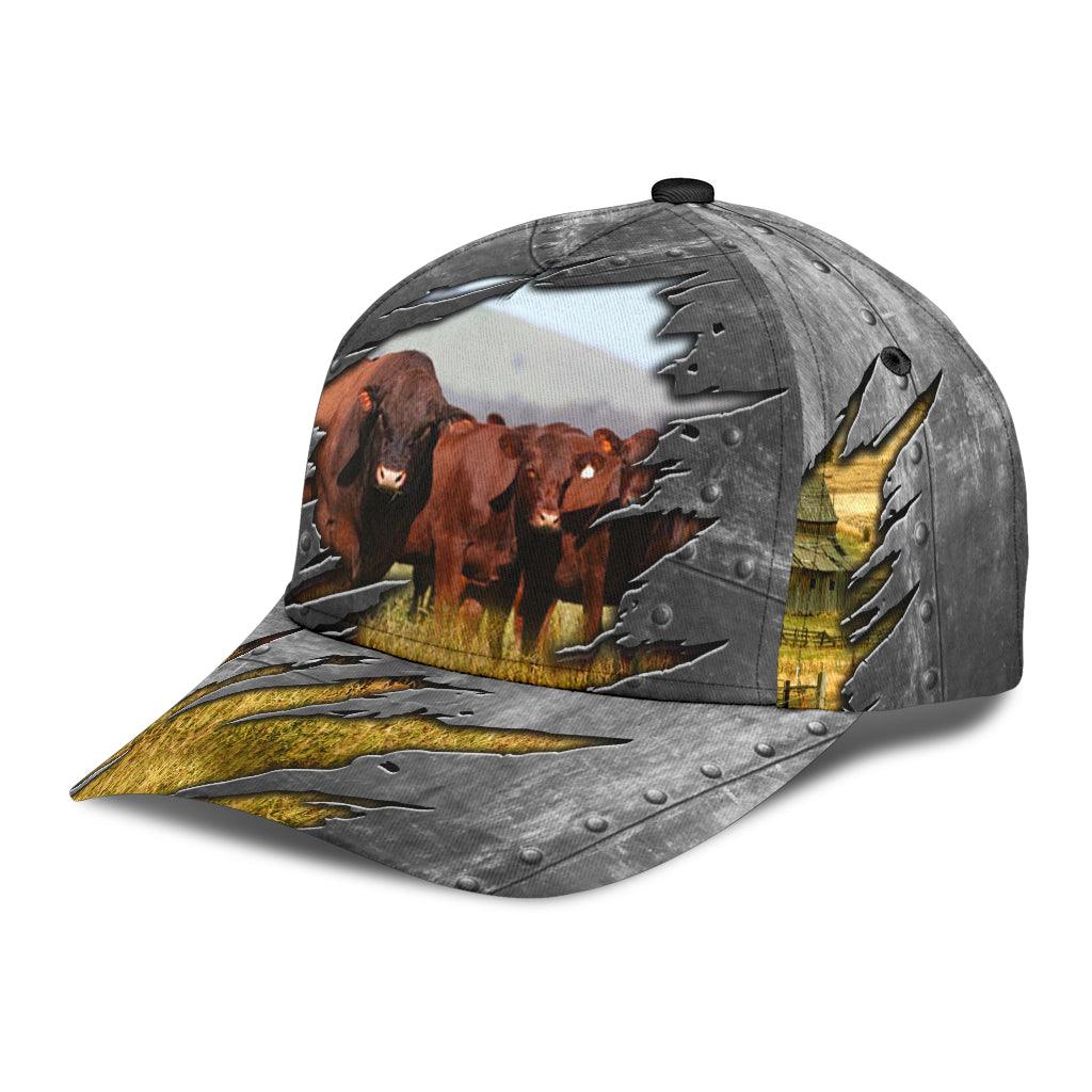 Cow Classic Cap, Gift for Farmers, Cow Lovers, Chicken Lovers Trucker Hats Custom Hats Gifts For Men & Women