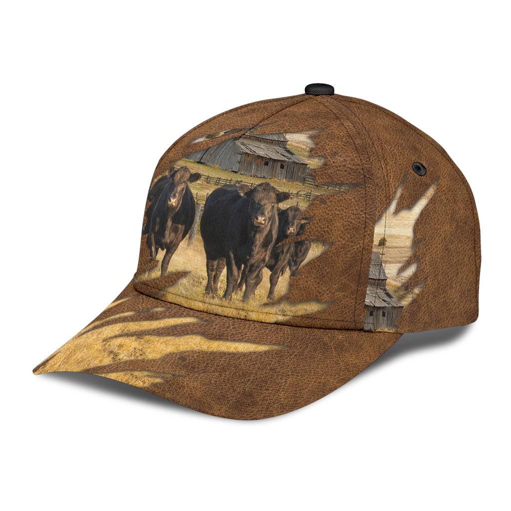 Cow Classic Cap, Gift for Farmers, Cow Lovers, Chicken Lovers Trucker Hats Custom Hats Gifts For Men & Women