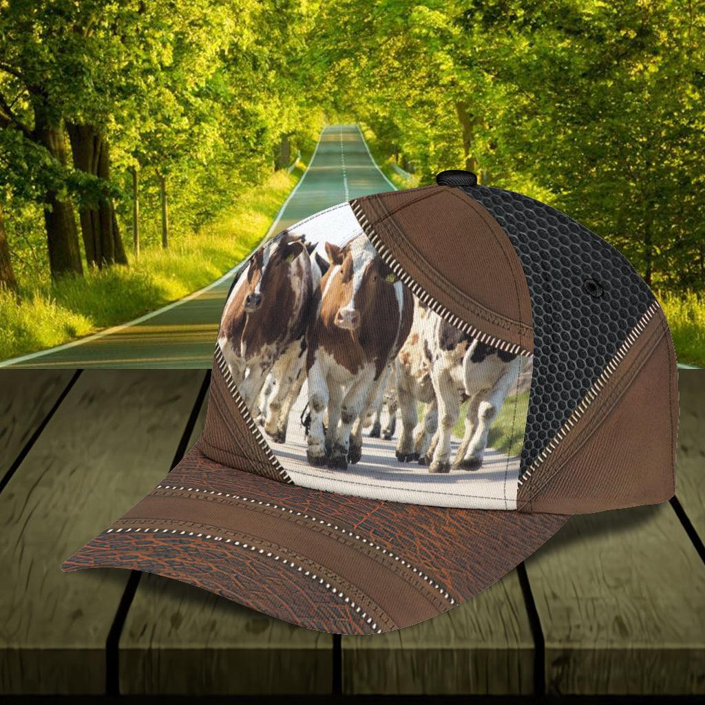 Cow Classic Cap, Gift for Farmers, Cow Lovers, Chicken Lovers Trucker Hats Custom Hats Gifts For Men & Women