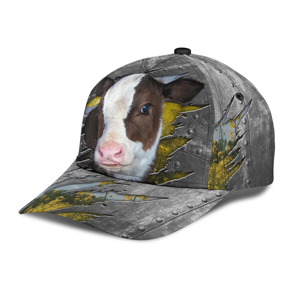 Cow Classic Cap, Gift for Farmers, Cow Lovers, Chicken Lovers Trucker Hats Custom Hats Gifts For Men & Women