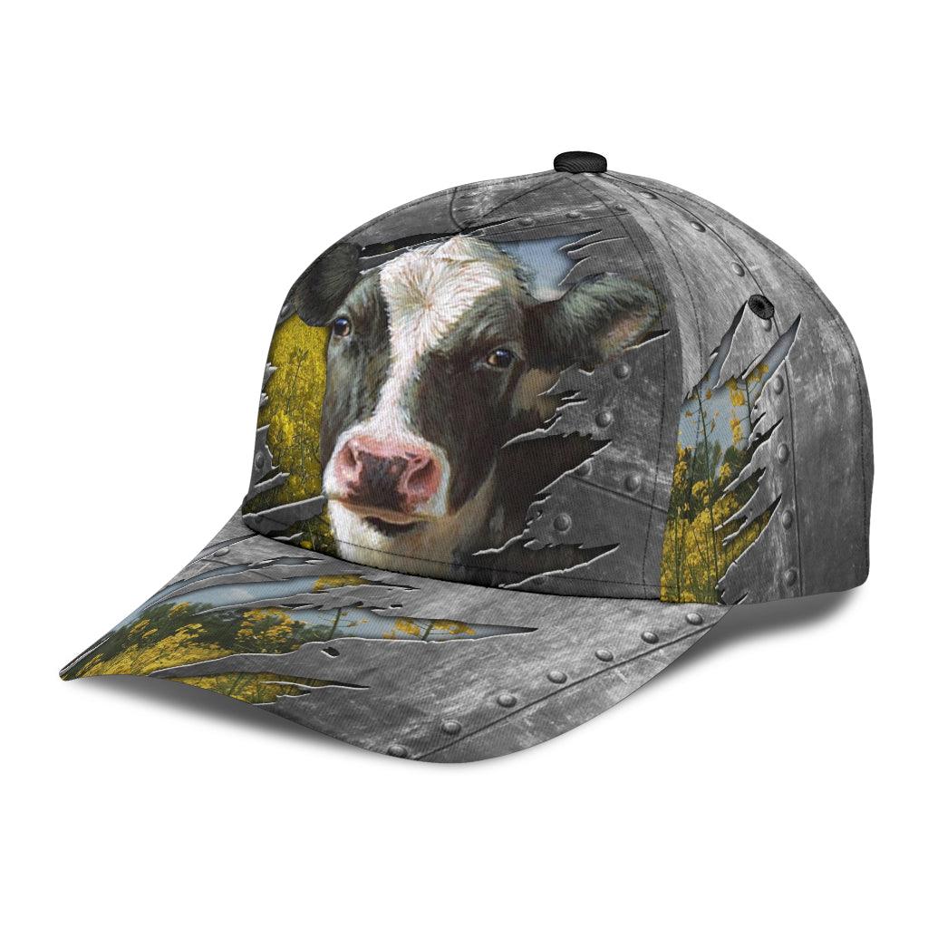 Cow Classic Cap, Gift for Farmers, Cow Lovers, Chicken Lovers Trucker Hats Custom Hats Gifts For Men & Women
