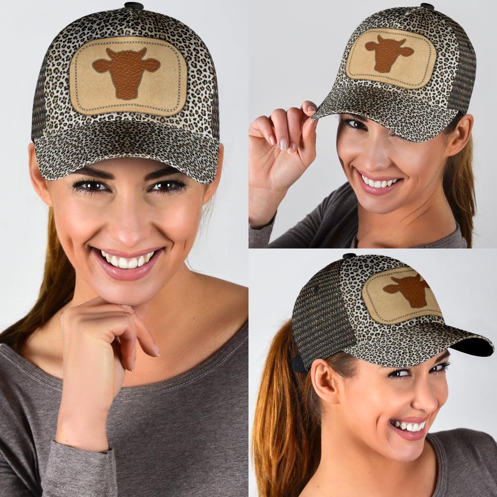 Cow Classic Cap, Gift for Farmers, Cow Lovers, Chicken Lovers Trucker Hats Custom Hats Gifts For Men & Women