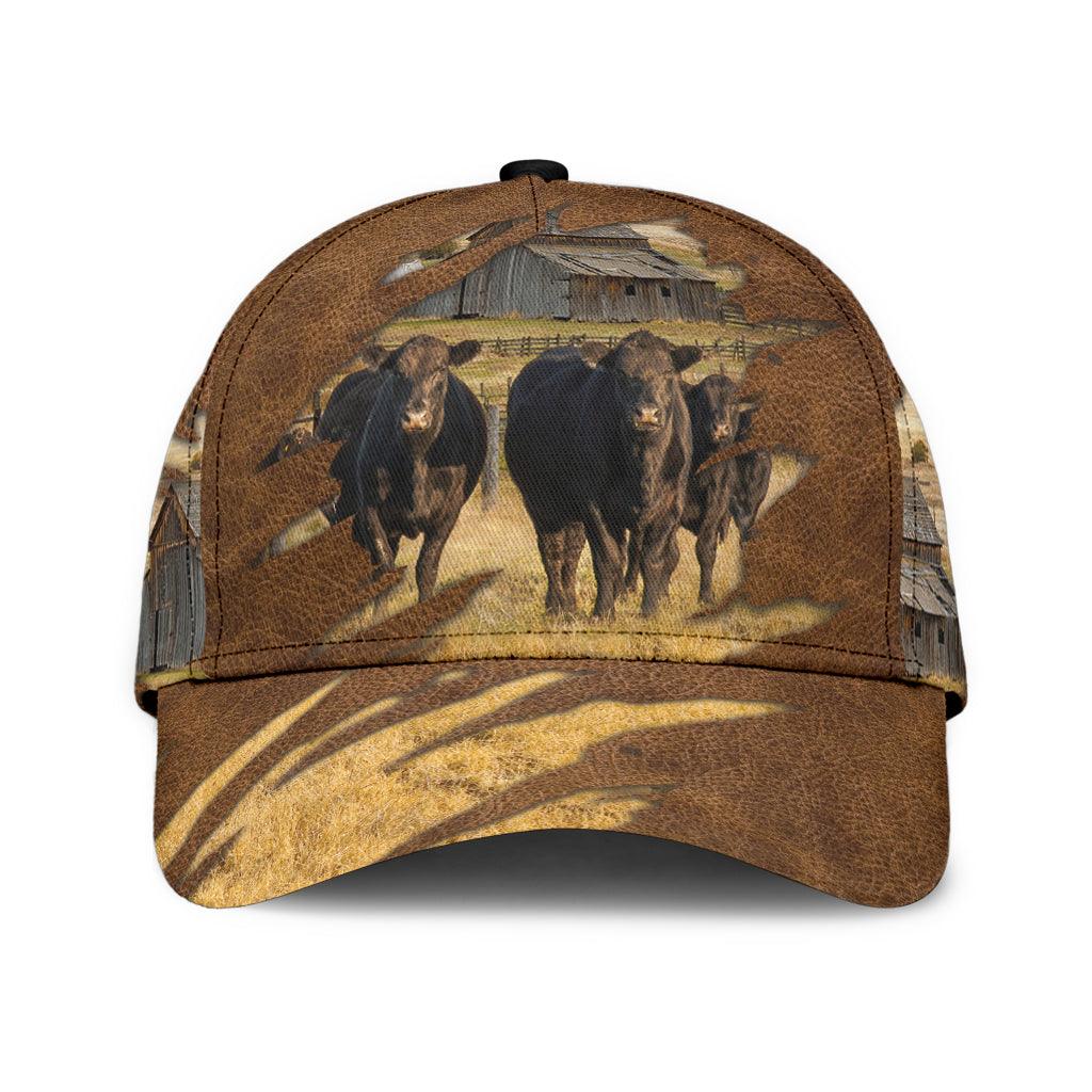 Cow Classic Cap, Gift for Farmers, Cow Lovers, Chicken Lovers Trucker Hats Custom Hats Gifts For Men & Women